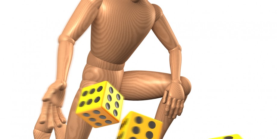 http://www.dreamstime.com/stock-images-man-throwing-dice-yellow-white-image31919354